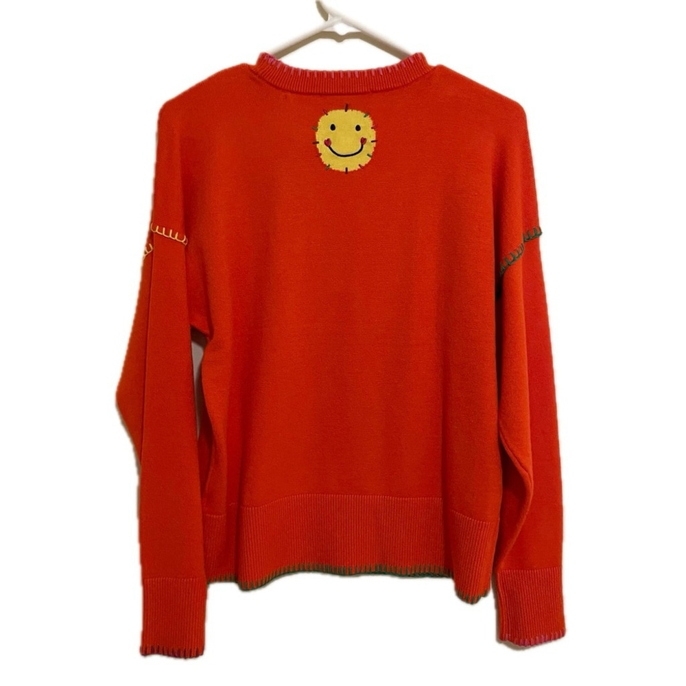 Kerri Rosenthal XOKR “Next Smile’s On You” Red Sweater – Size Medium (NWT) - Picture 5 of 10